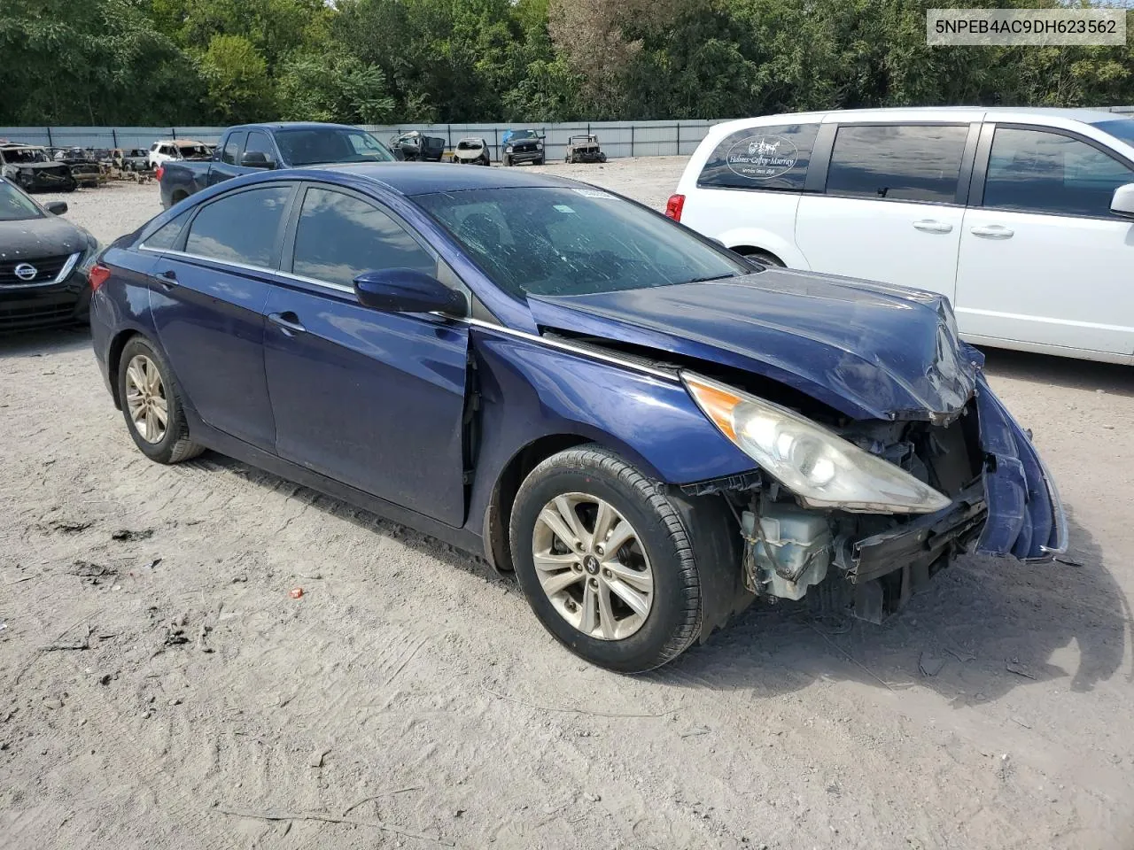 2013 Hyundai Sonata Gls VIN: 5NPEB4AC9DH623562 Lot: 72537354