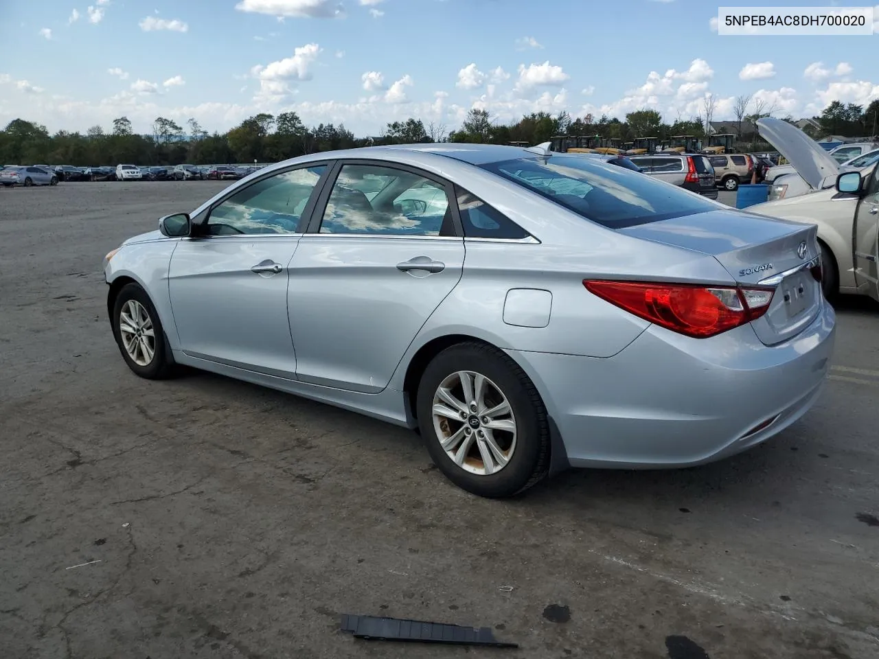 2013 Hyundai Sonata Gls VIN: 5NPEB4AC8DH700020 Lot: 72547584