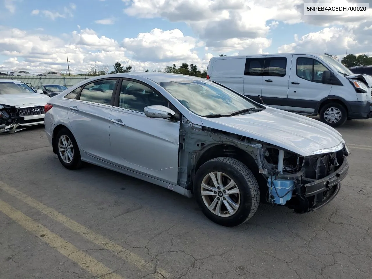 2013 Hyundai Sonata Gls VIN: 5NPEB4AC8DH700020 Lot: 72547584