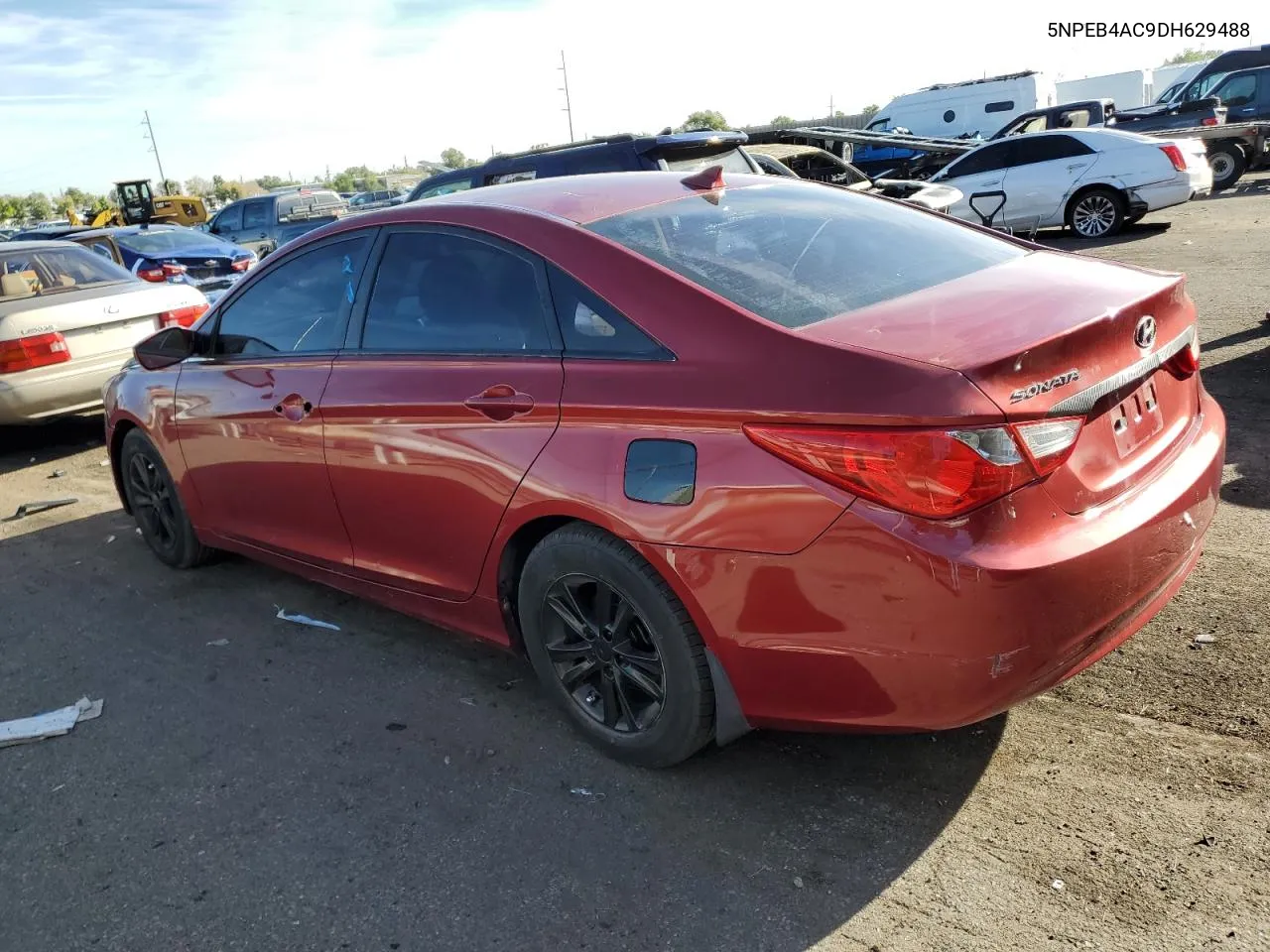 2013 Hyundai Sonata Gls VIN: 5NPEB4AC9DH629488 Lot: 72590494