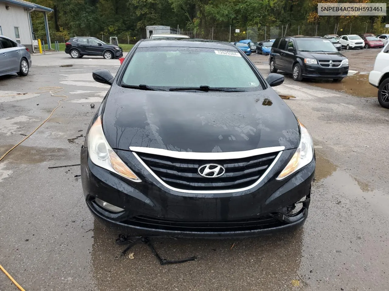 2013 Hyundai Sonata Gls VIN: 5NPEB4AC5DH593461 Lot: 72629384