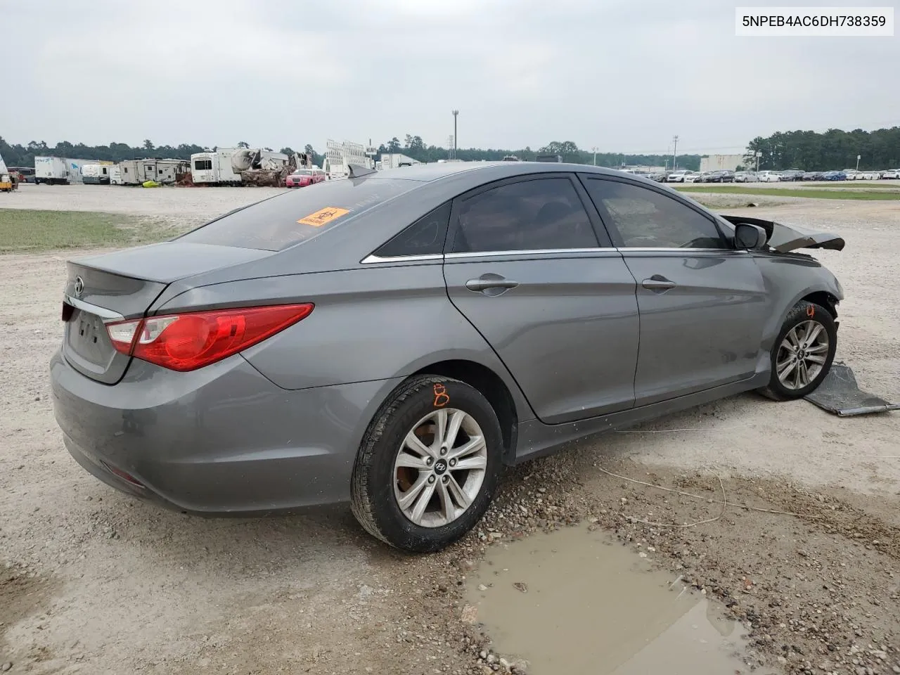 2013 Hyundai Sonata Gls VIN: 5NPEB4AC6DH738359 Lot: 72641224