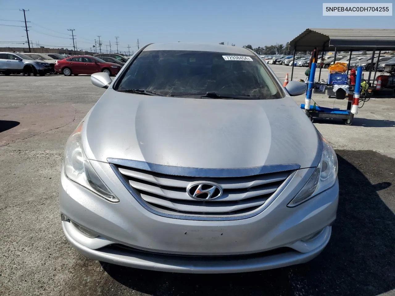 2013 Hyundai Sonata Gls VIN: 5NPEB4AC0DH704255 Lot: 72938454