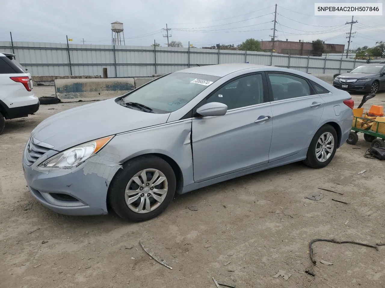 2013 Hyundai Sonata Gls VIN: 5NPEB4AC2DH507846 Lot: 73565574