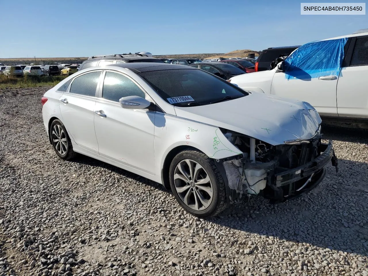 2013 Hyundai Sonata Se VIN: 5NPEC4AB4DH735450 Lot: 73770044