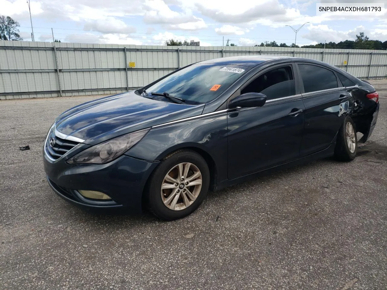 2013 Hyundai Sonata Gls VIN: 5NPEB4ACXDH681793 Lot: 73941874