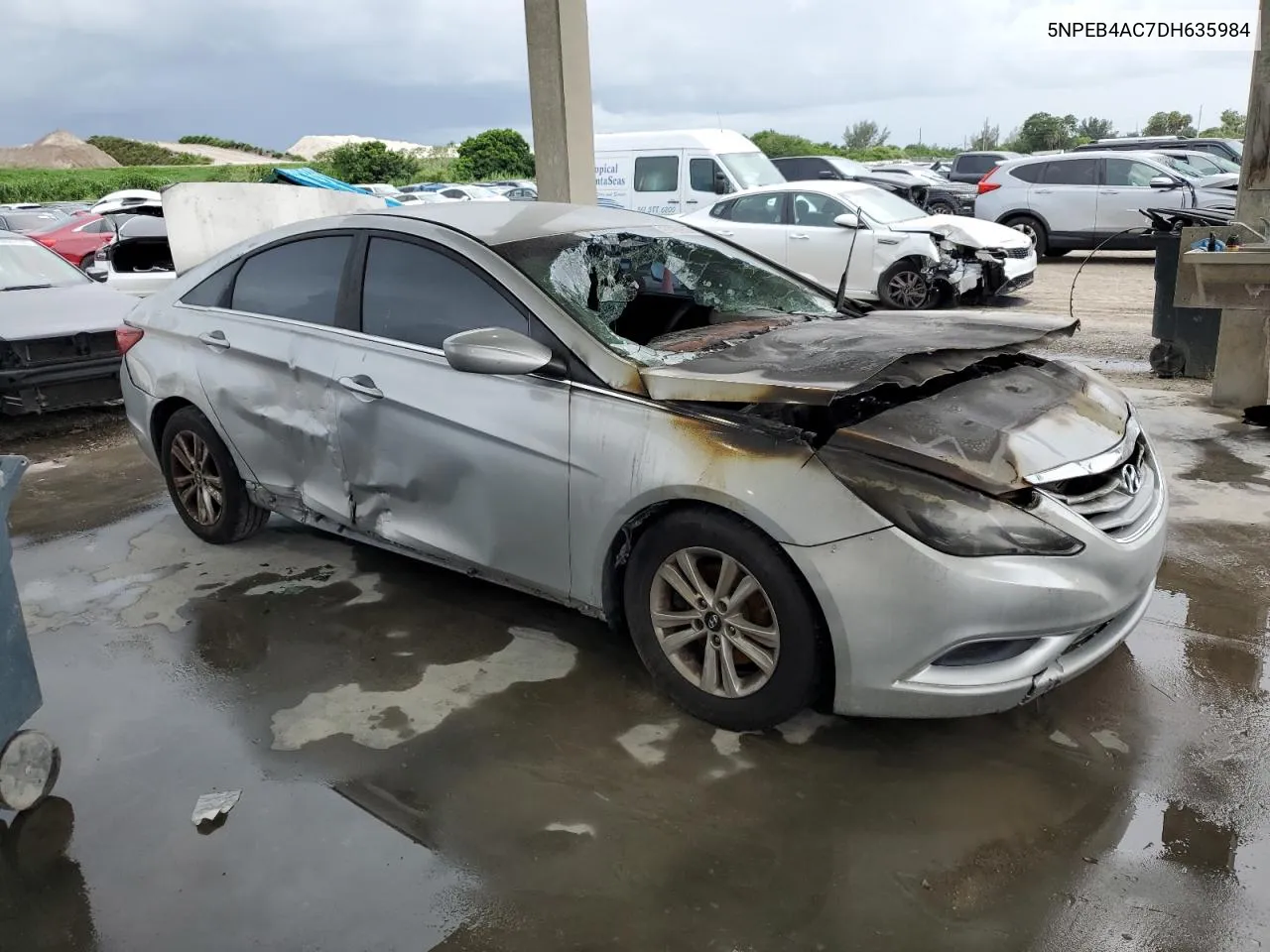 2013 Hyundai Sonata Gls VIN: 5NPEB4AC7DH635984 Lot: 74227224