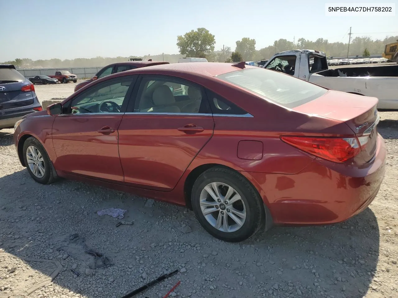 2013 Hyundai Sonata Gls VIN: 5NPEB4AC7DH758202 Lot: 74317184