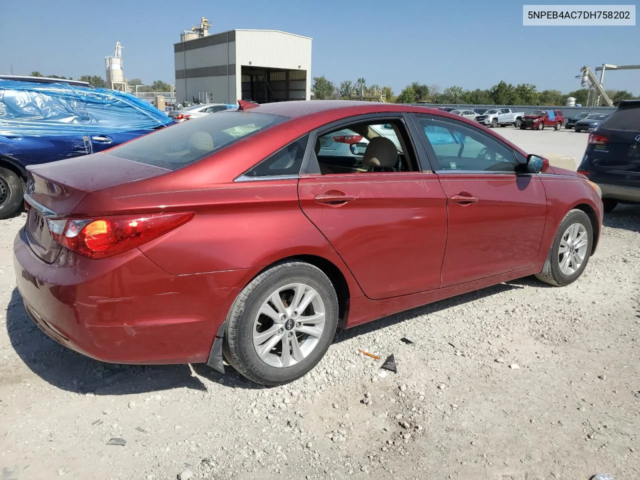 2013 Hyundai Sonata Gls VIN: 5NPEB4AC7DH758202 Lot: 74317184