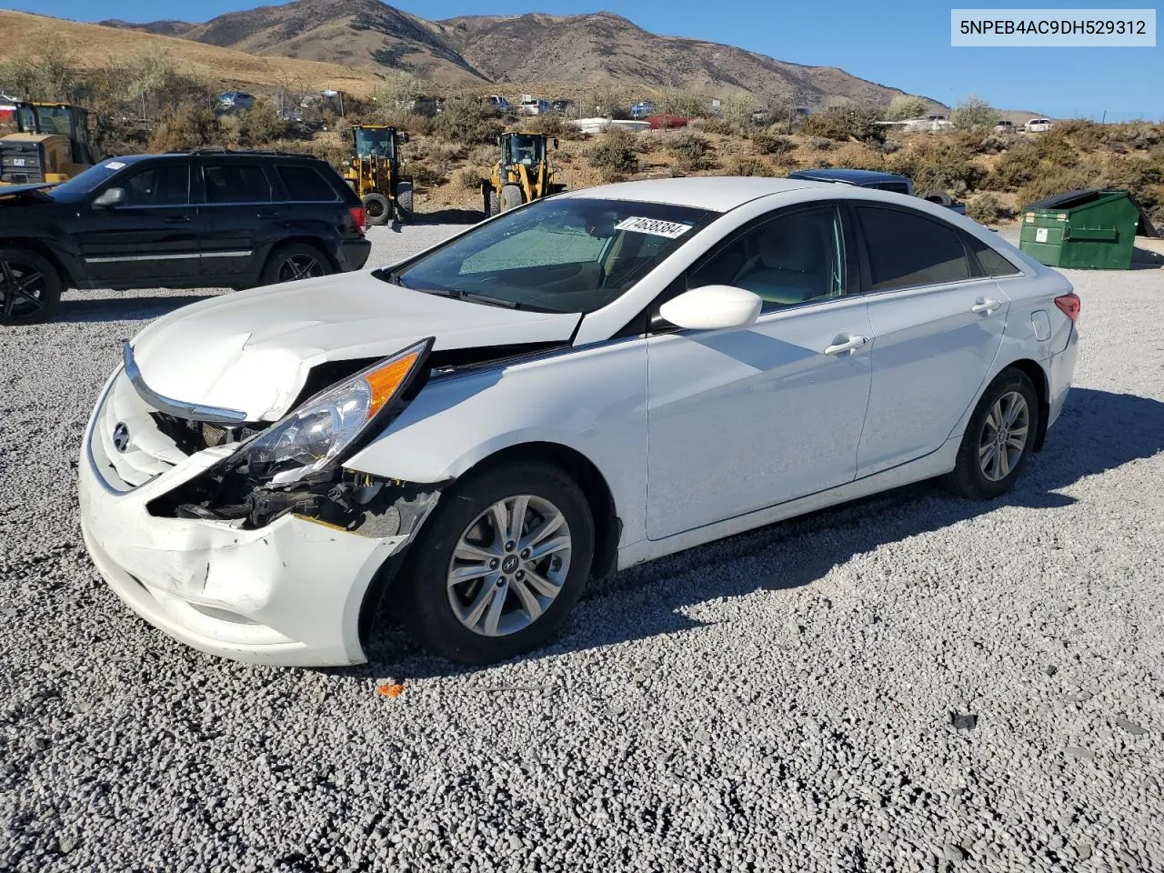 2013 Hyundai Sonata Gls VIN: 5NPEB4AC9DH529312 Lot: 74638384