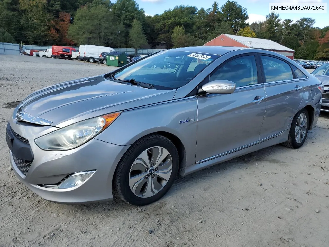 2013 Hyundai Sonata Hybrid VIN: KMHEC4A43DA072540 Lot: 74663314