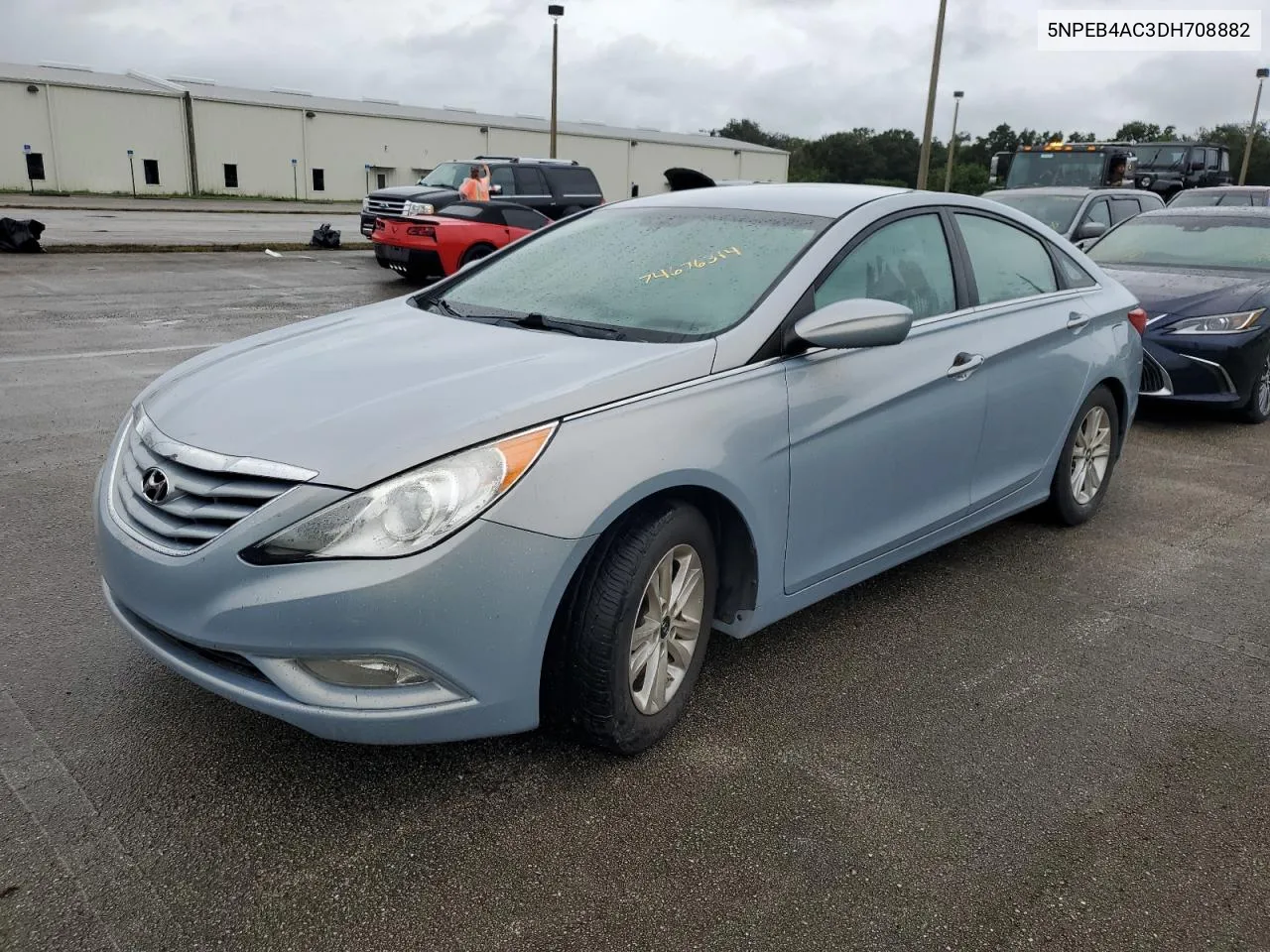 2013 Hyundai Sonata Gls VIN: 5NPEB4AC3DH708882 Lot: 74676314