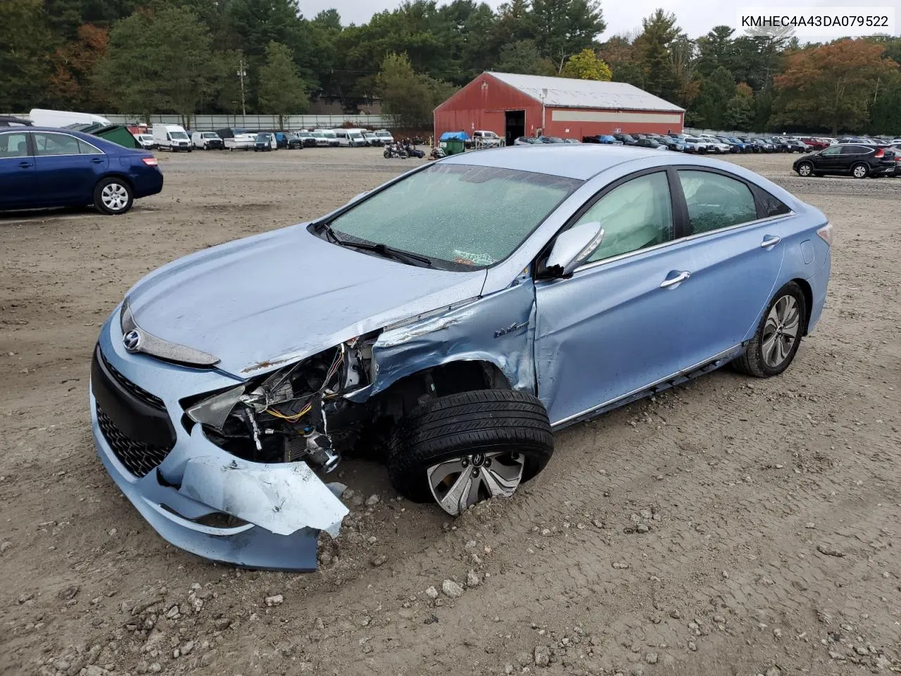 2013 Hyundai Sonata Hybrid VIN: KMHEC4A43DA079522 Lot: 74833364