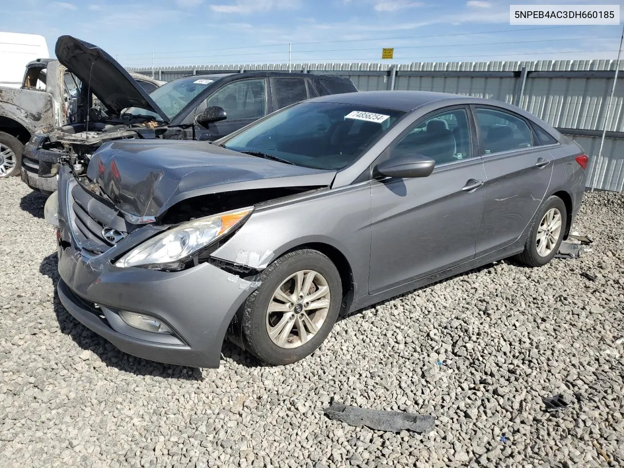 2013 Hyundai Sonata Gls VIN: 5NPEB4AC3DH660185 Lot: 74856254