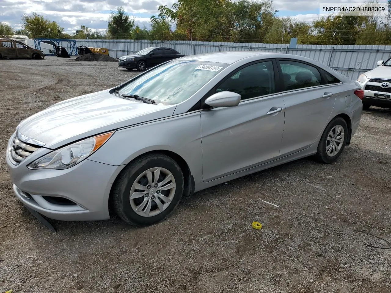 2013 Hyundai Sonata Gls VIN: 5NPEB4AC2DH808309 Lot: 74895184