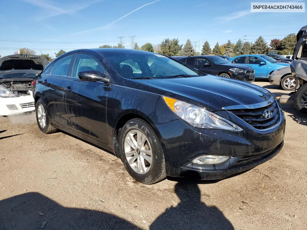 2013 Hyundai Sonata Gls VIN: 5NPEB4ACXDH743466 Lot: 74984834