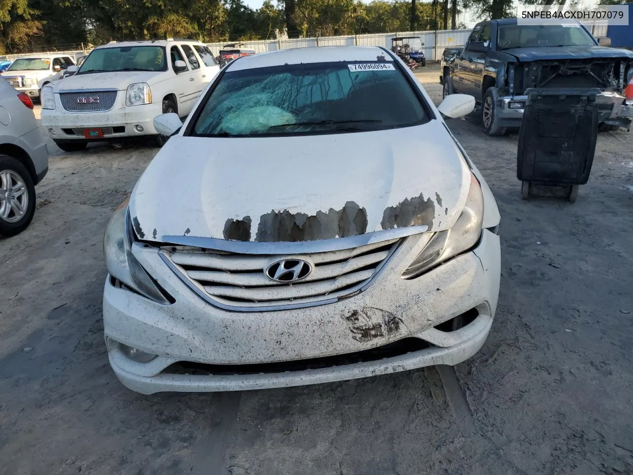 2013 Hyundai Sonata Gls VIN: 5NPEB4ACXDH707079 Lot: 74996094