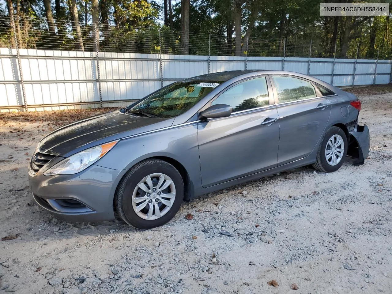 2013 Hyundai Sonata Gls VIN: 5NPEB4AC6DH558444 Lot: 75006654