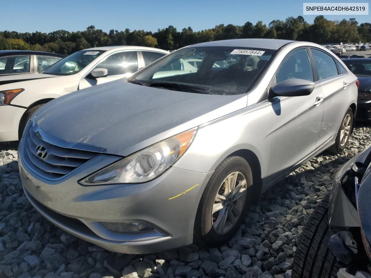 2013 Hyundai Sonata Gls VIN: 5NPEB4AC4DH642519 Lot: 75057844