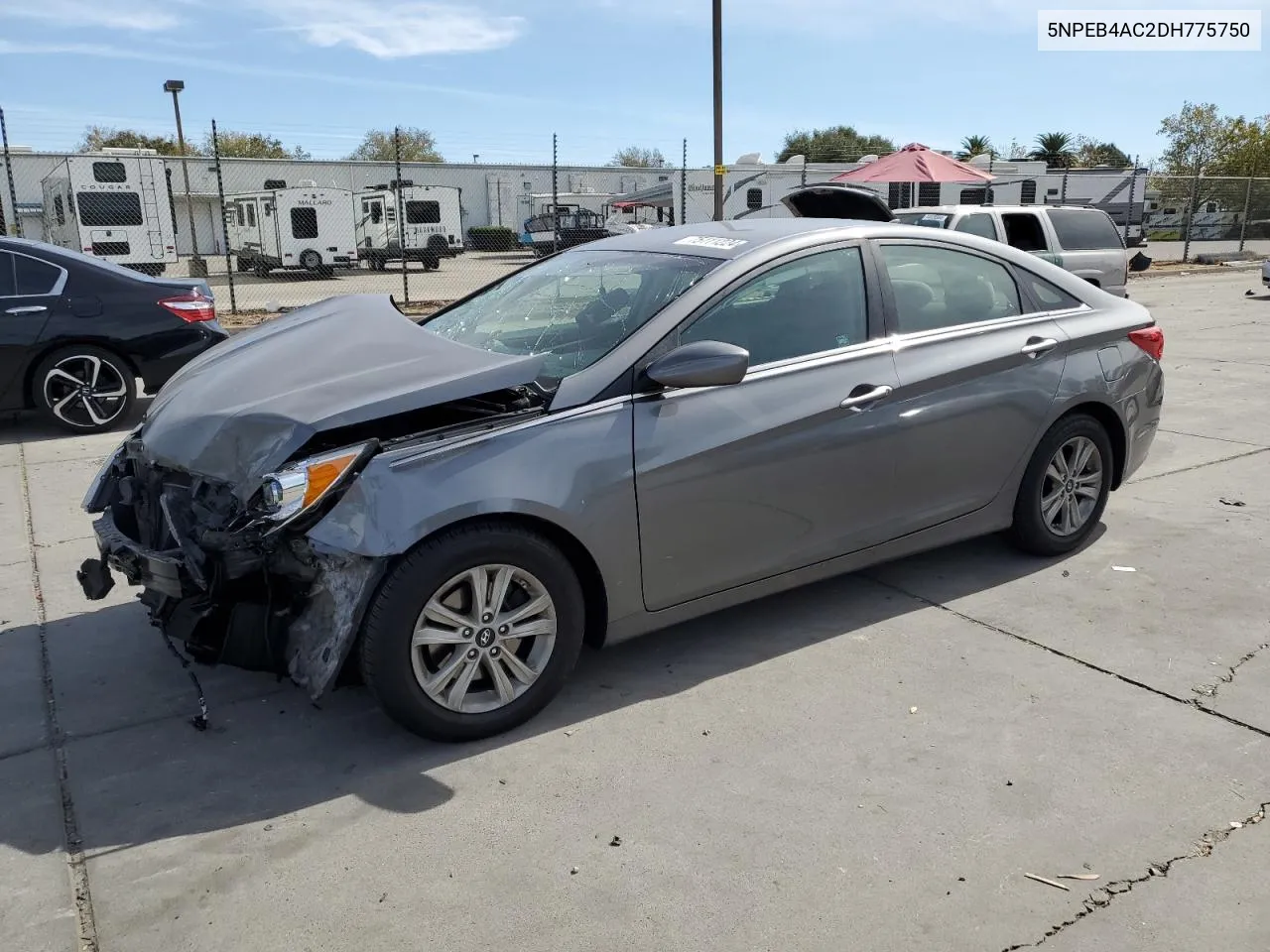 2013 Hyundai Sonata Gls VIN: 5NPEB4AC2DH775750 Lot: 75111224