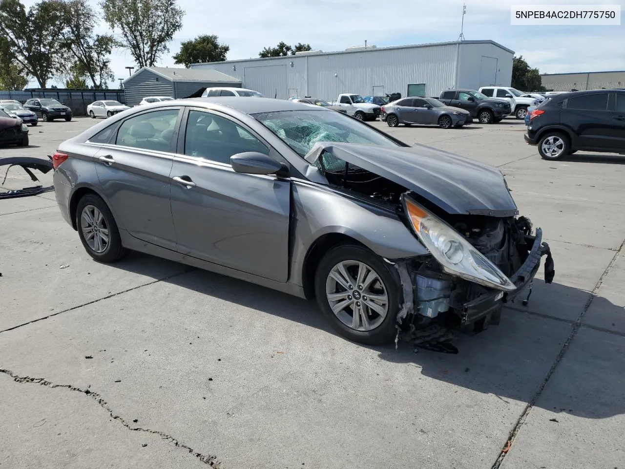 2013 Hyundai Sonata Gls VIN: 5NPEB4AC2DH775750 Lot: 75111224