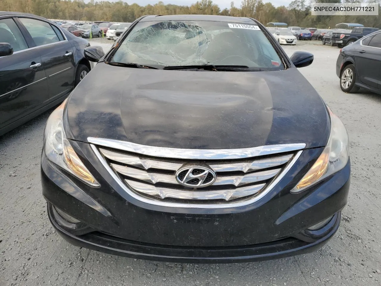 2013 Hyundai Sonata Se VIN: 5NPEC4AC3DH771221 Lot: 75115554