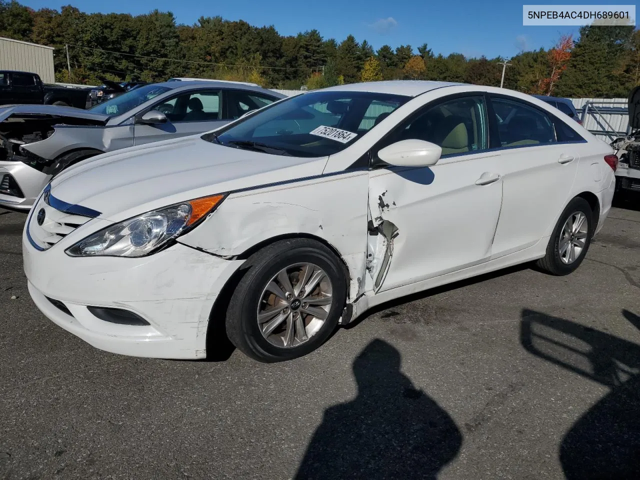 2013 Hyundai Sonata Gls VIN: 5NPEB4AC4DH689601 Lot: 75201864