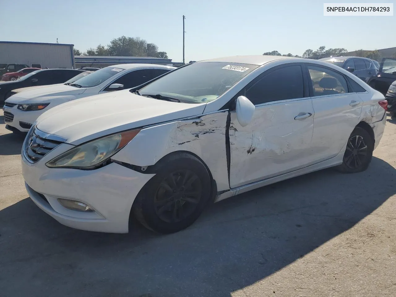 2013 Hyundai Sonata Gls VIN: 5NPEB4AC1DH784293 Lot: 75233174