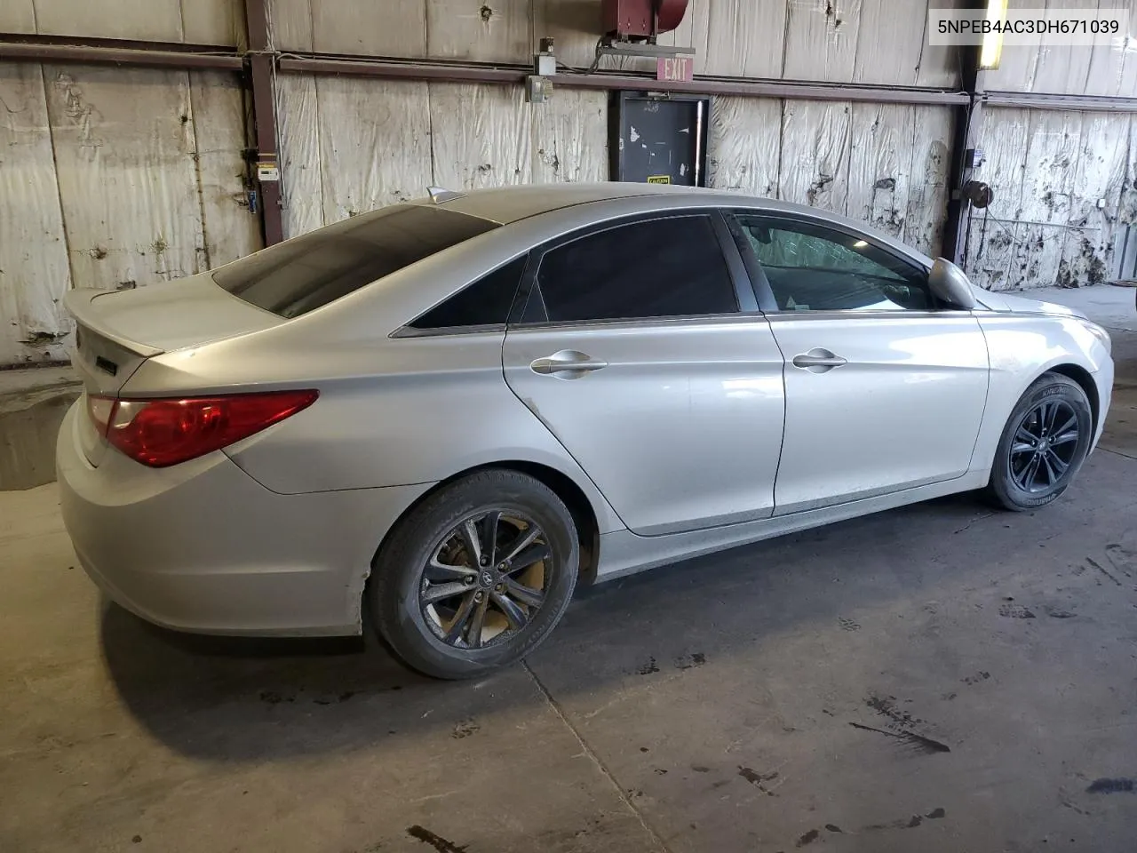 2013 Hyundai Sonata Gls VIN: 5NPEB4AC3DH671039 Lot: 75301474