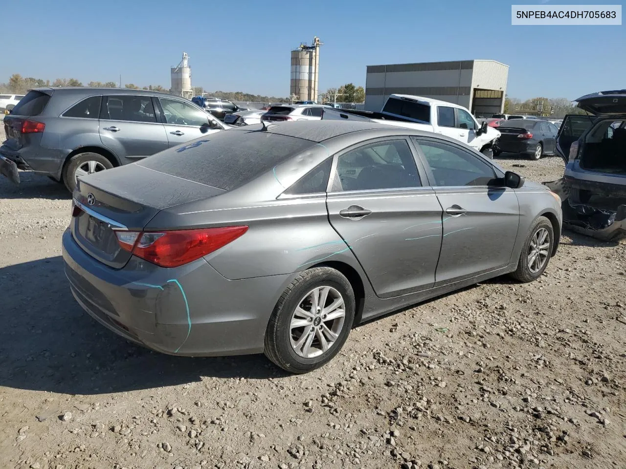 2013 Hyundai Sonata Gls VIN: 5NPEB4AC4DH705683 Lot: 75347124