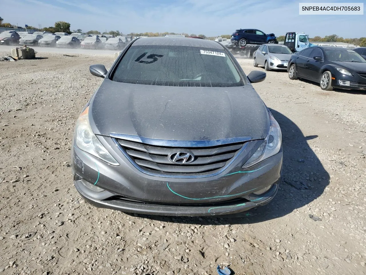 2013 Hyundai Sonata Gls VIN: 5NPEB4AC4DH705683 Lot: 75347124