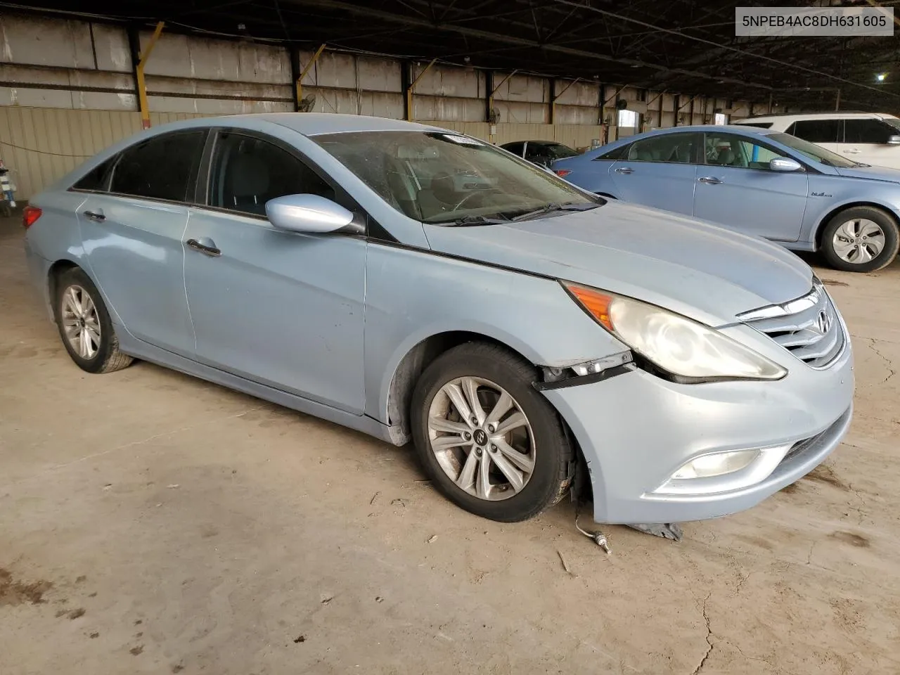 2013 Hyundai Sonata Gls VIN: 5NPEB4AC8DH631605 Lot: 75360064