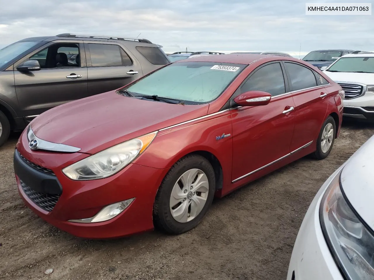 2013 Hyundai Sonata Hybrid VIN: KMHEC4A41DA071063 Lot: 75393374