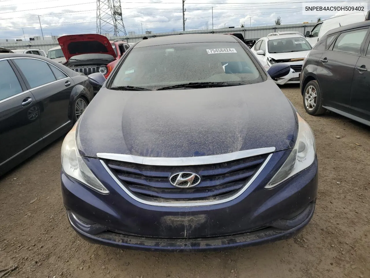 2013 Hyundai Sonata Gls VIN: 5NPEB4AC9DH509402 Lot: 75458424