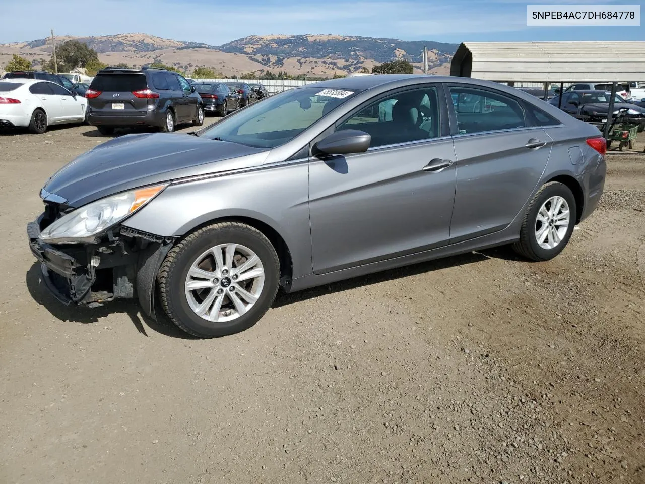 2013 Hyundai Sonata Gls VIN: 5NPEB4AC7DH684778 Lot: 75532884