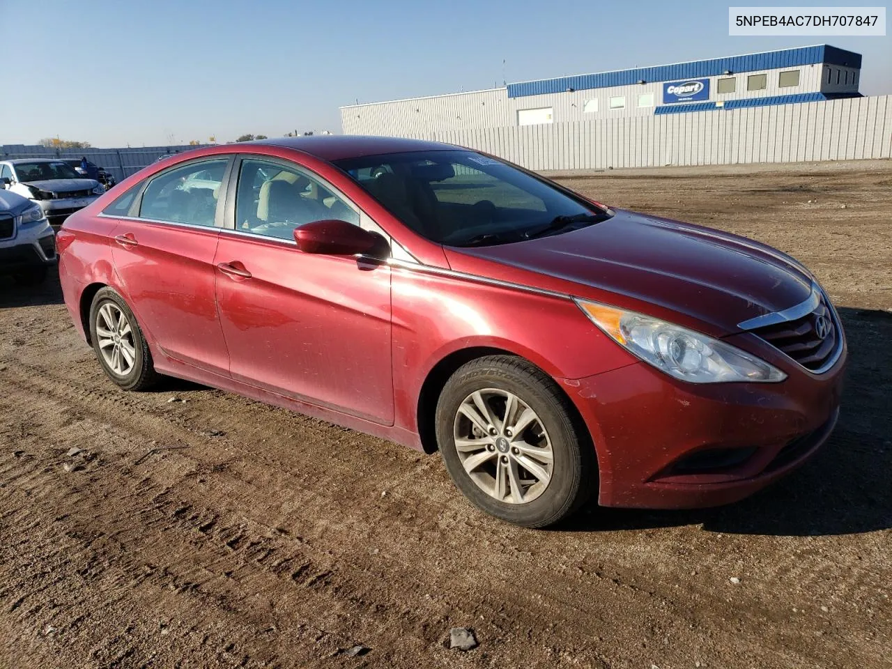 2013 Hyundai Sonata Gls VIN: 5NPEB4AC7DH707847 Lot: 75542504