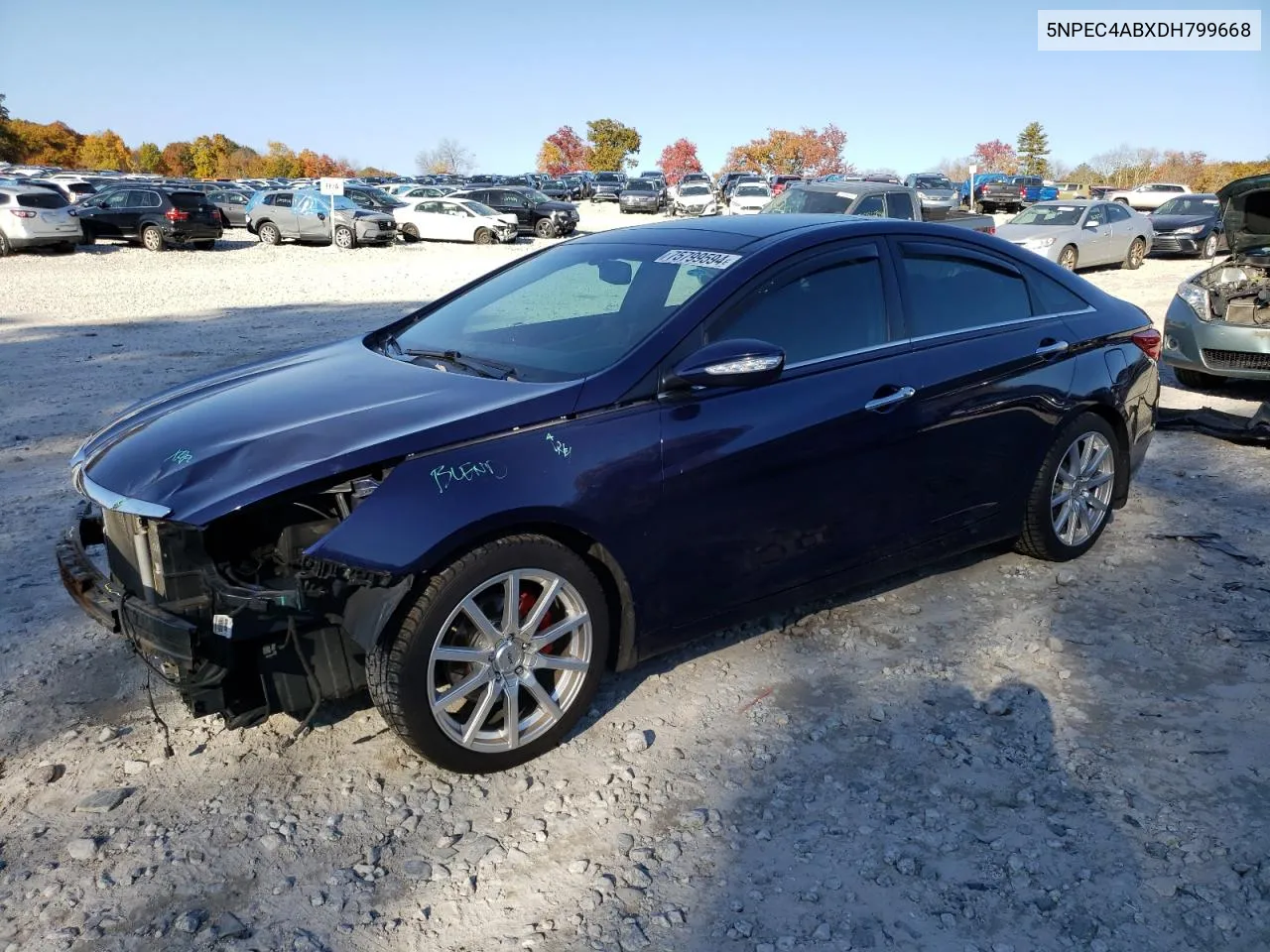 2013 Hyundai Sonata Se VIN: 5NPEC4ABXDH799668 Lot: 75799594