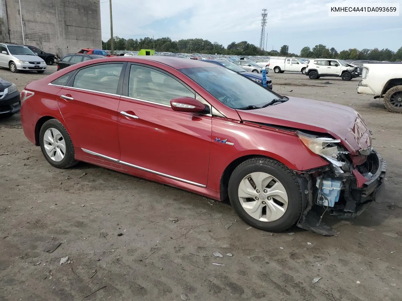 2013 Hyundai Sonata Hybrid VIN: KMHEC4A41DA093659 Lot: 75893034