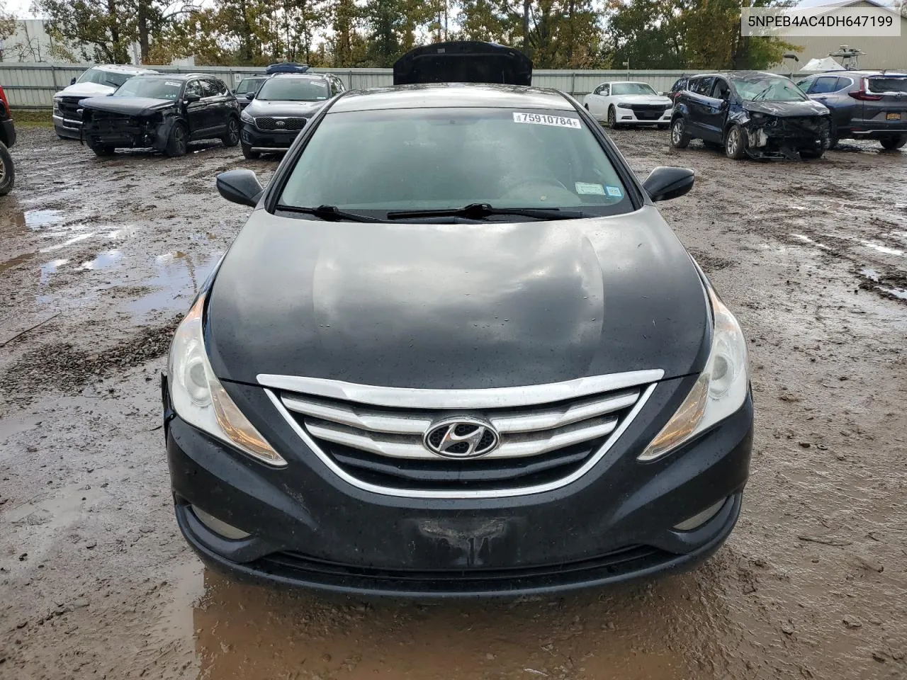 2013 Hyundai Sonata Gls VIN: 5NPEB4AC4DH647199 Lot: 75910784