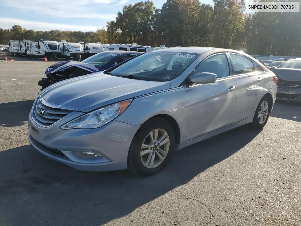 2013 Hyundai Sonata Gls VIN: 5NPEB4AC3DH787051 Lot: 75912044