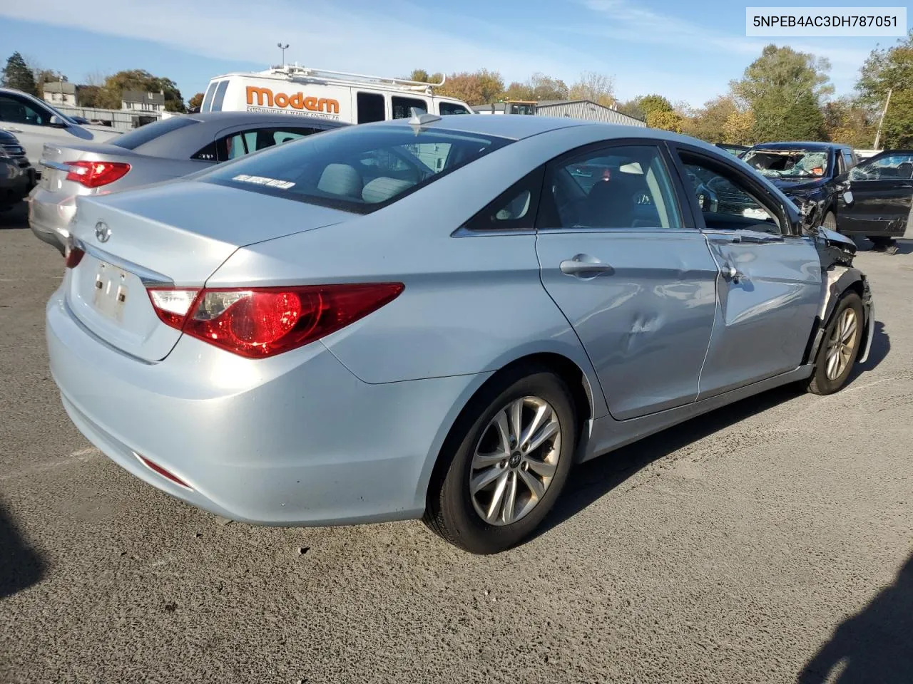 2013 Hyundai Sonata Gls VIN: 5NPEB4AC3DH787051 Lot: 75912044