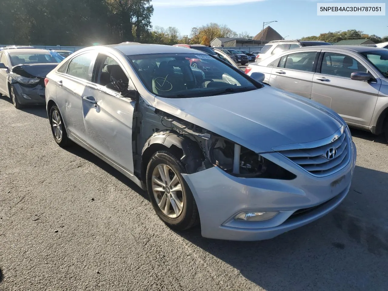 2013 Hyundai Sonata Gls VIN: 5NPEB4AC3DH787051 Lot: 75912044