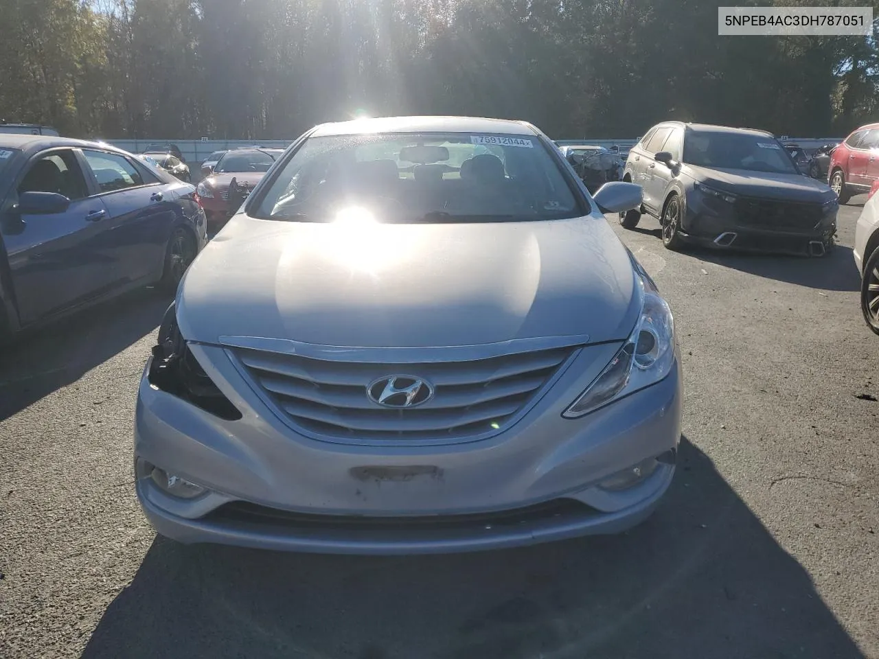 2013 Hyundai Sonata Gls VIN: 5NPEB4AC3DH787051 Lot: 75912044