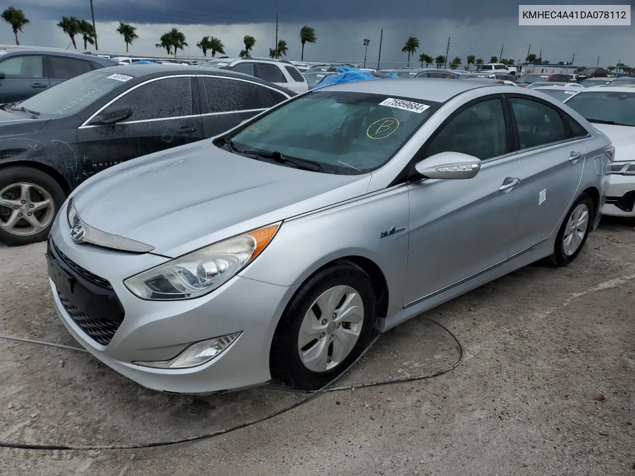 2013 Hyundai Sonata Hybrid VIN: KMHEC4A41DA078112 Lot: 75959684