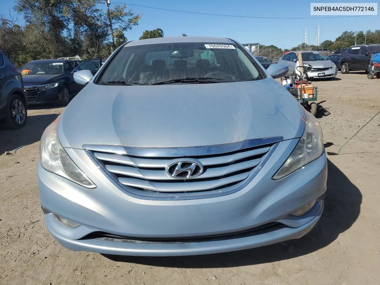 2013 Hyundai Sonata Gls VIN: 5NPEB4AC5DH772146 Lot: 76020504