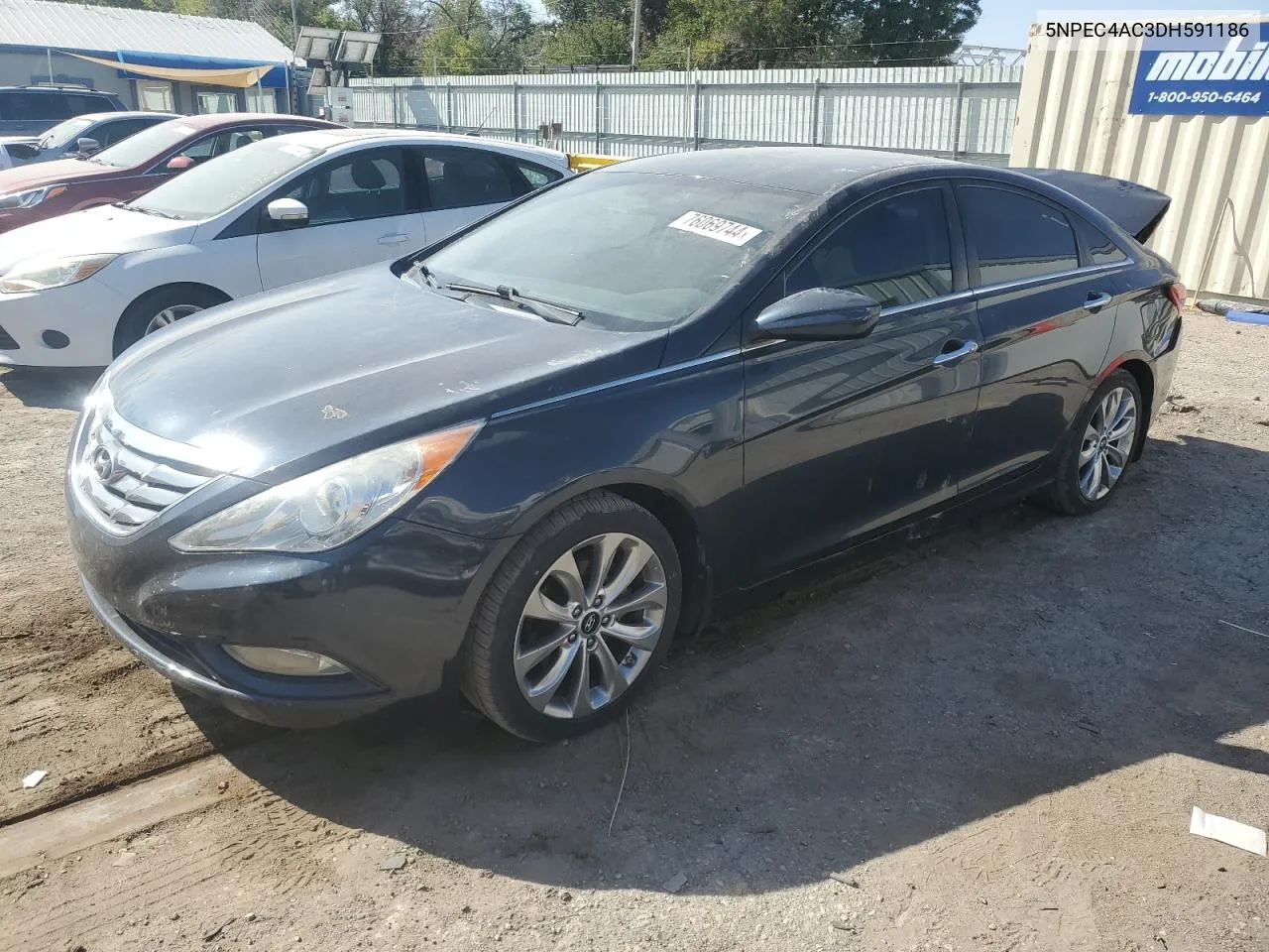 2013 Hyundai Sonata Se VIN: 5NPEC4AC3DH591186 Lot: 76069744