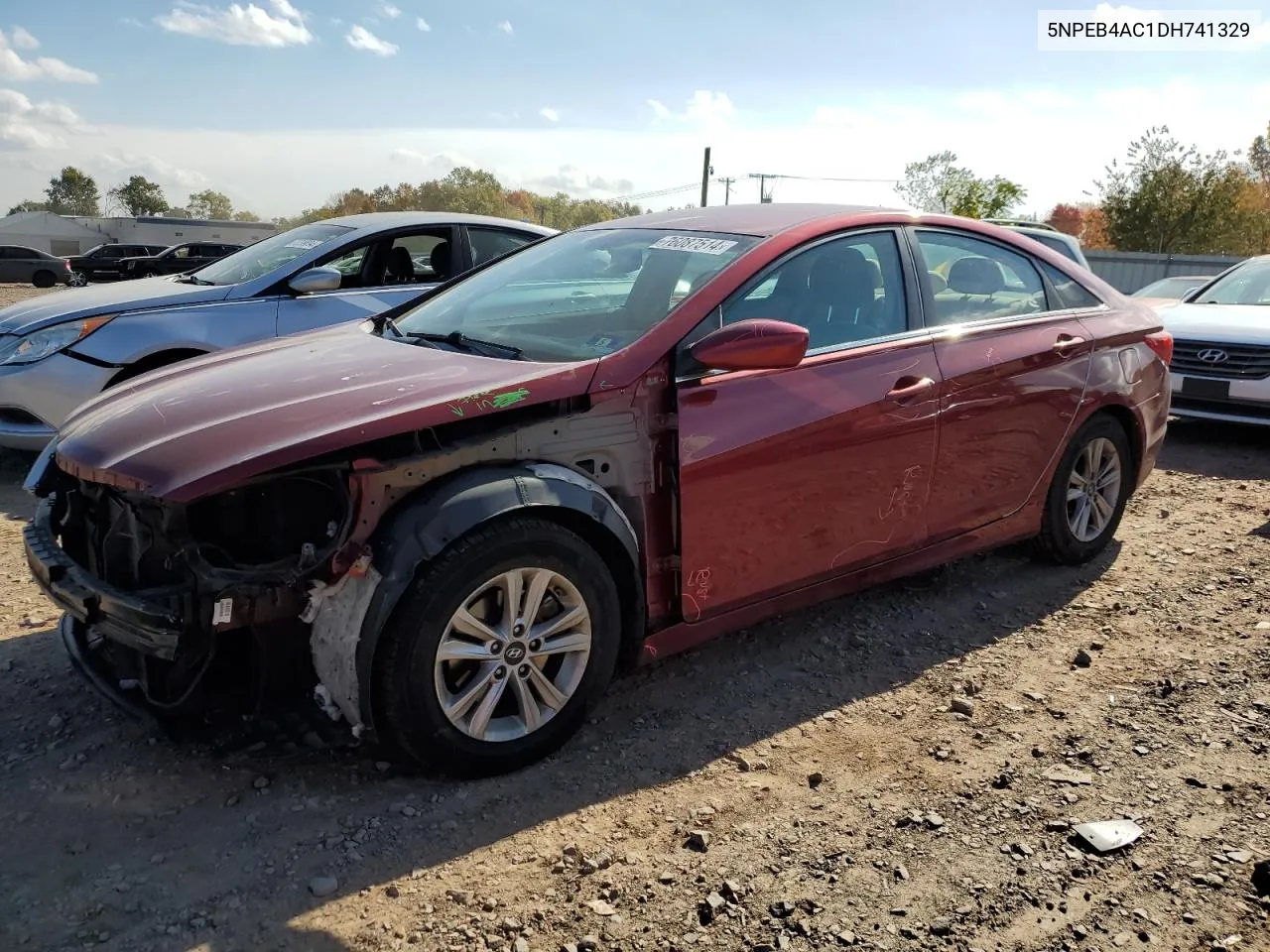 2013 Hyundai Sonata Gls VIN: 5NPEB4AC1DH741329 Lot: 76087514