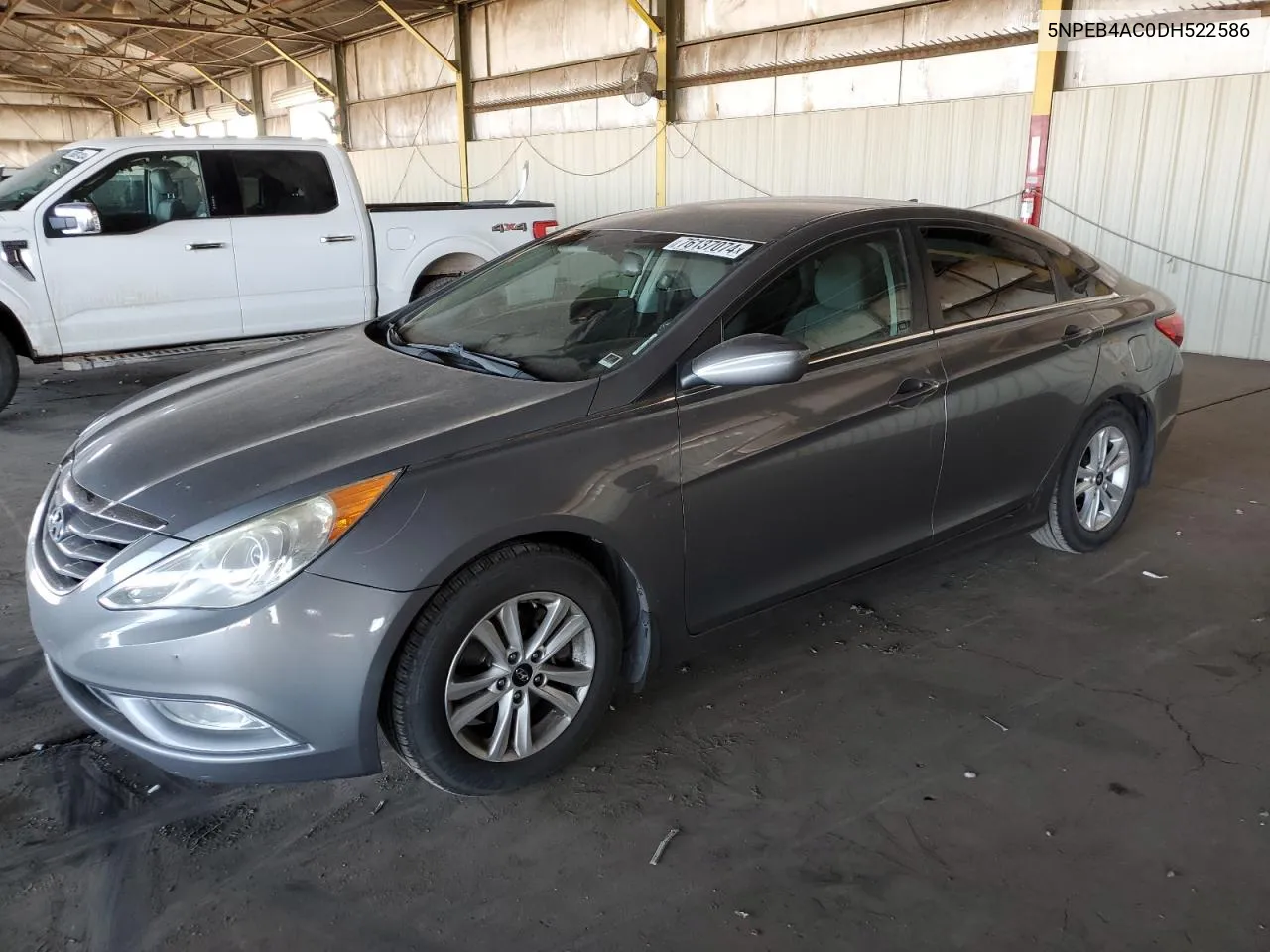 2013 Hyundai Sonata Gls VIN: 5NPEB4AC0DH522586 Lot: 76137074