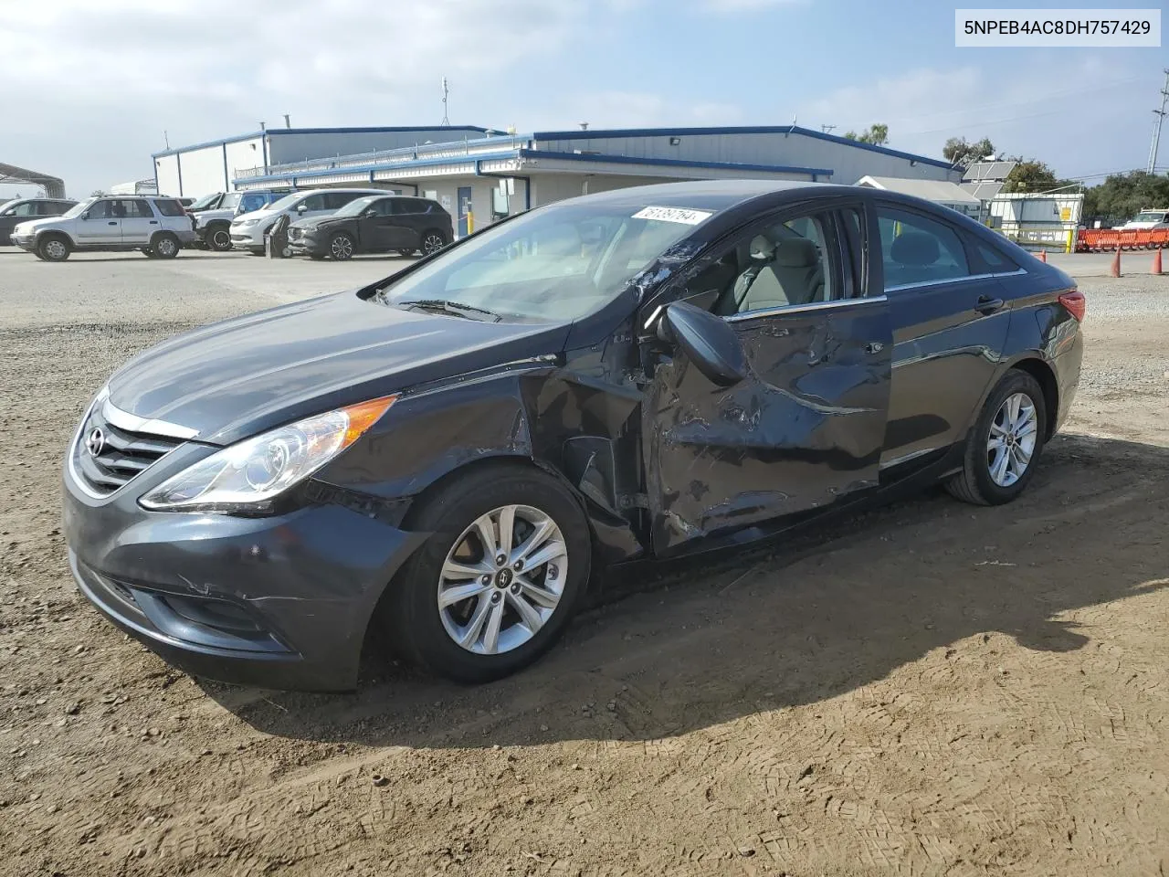 2013 Hyundai Sonata Gls VIN: 5NPEB4AC8DH757429 Lot: 76139764