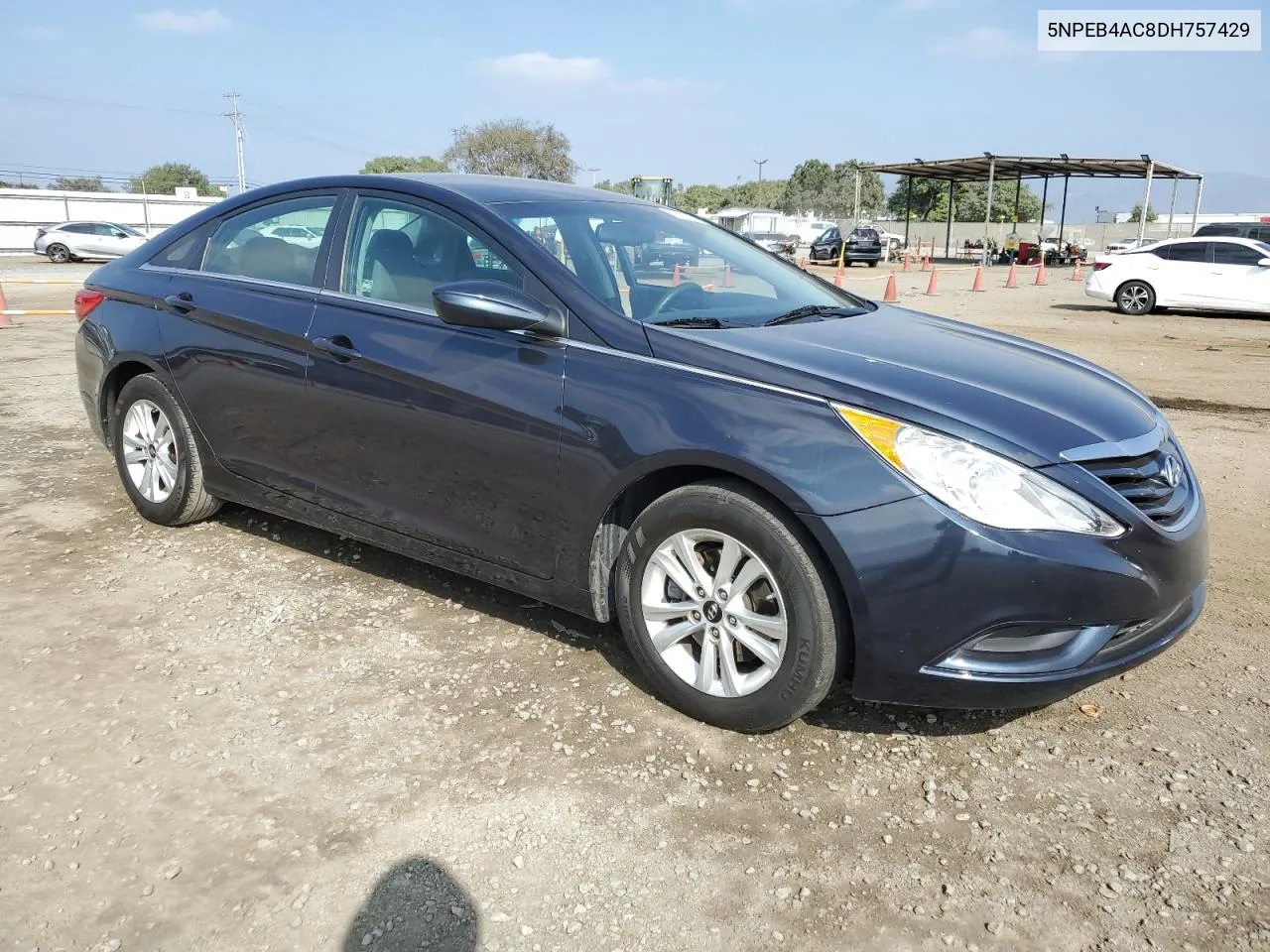 2013 Hyundai Sonata Gls VIN: 5NPEB4AC8DH757429 Lot: 76139764